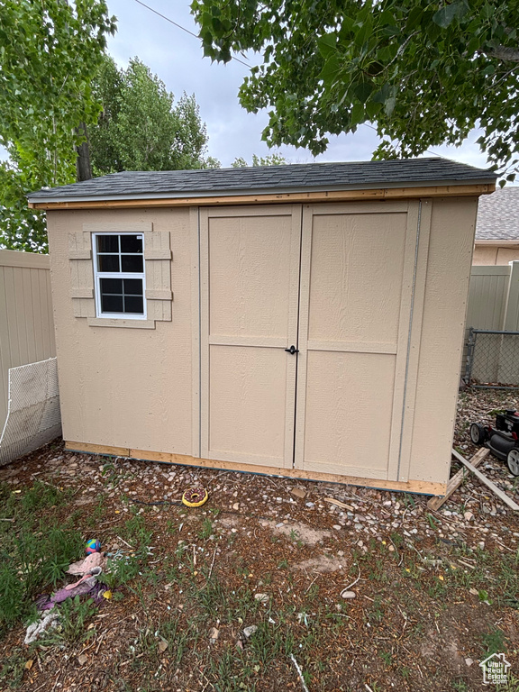 View of shed
