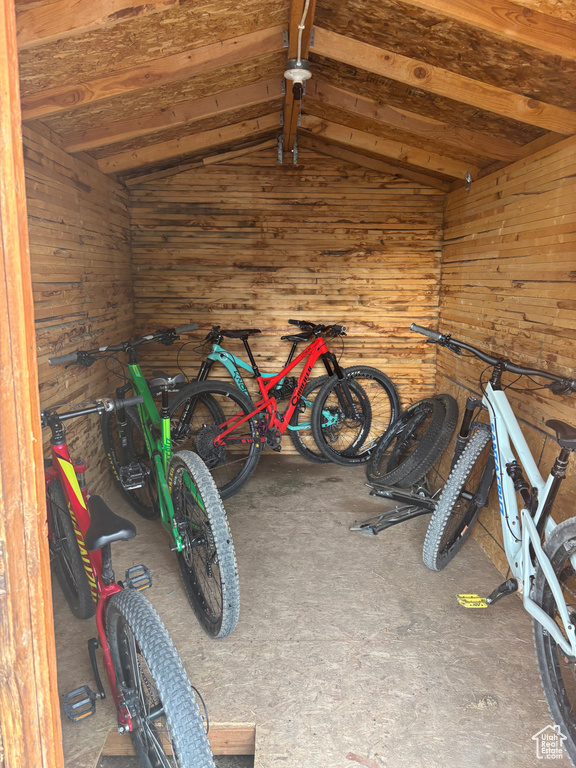View of storage room