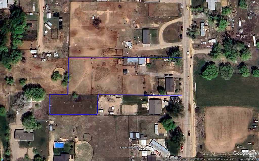 Map / location with property boundaries highlighted