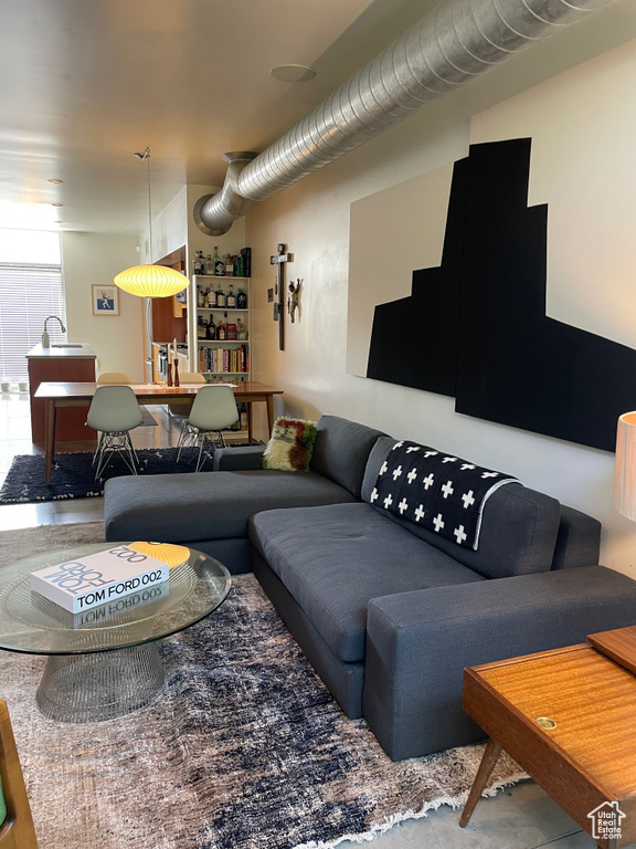 View of living area