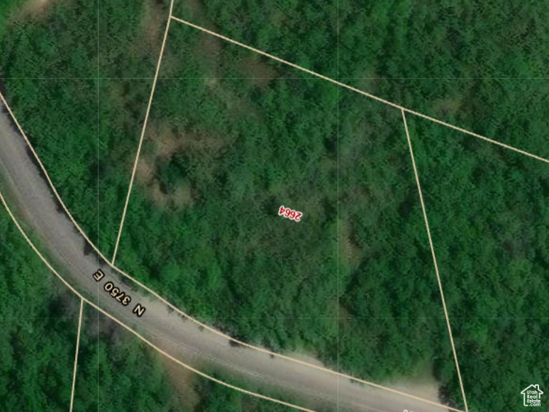 Map of property location with property parcel outlined