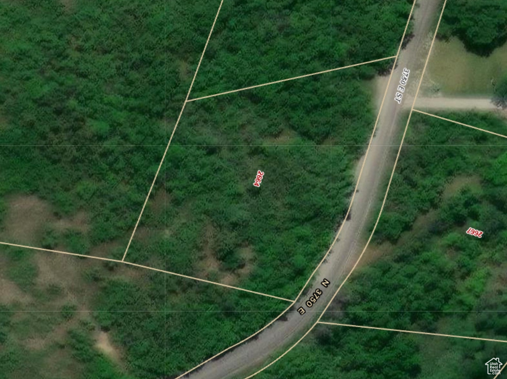Map of property location with property parcel outlined