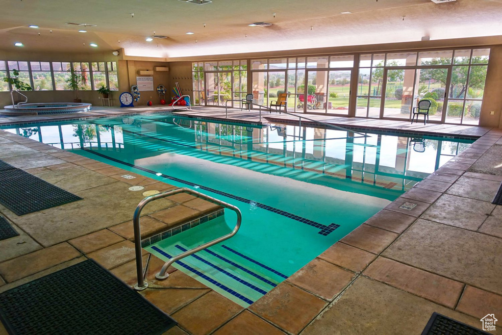 View of indoor community pool