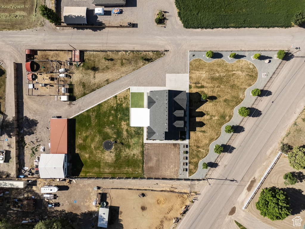Aerial view of property's location