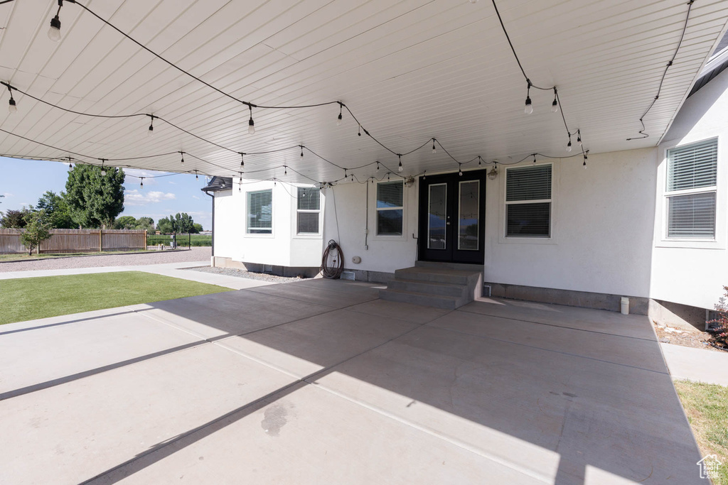 View of patio / terrace with french doors