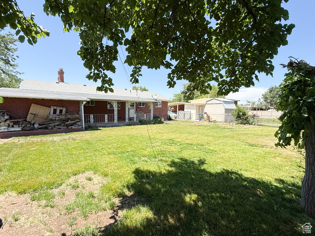 View of yard