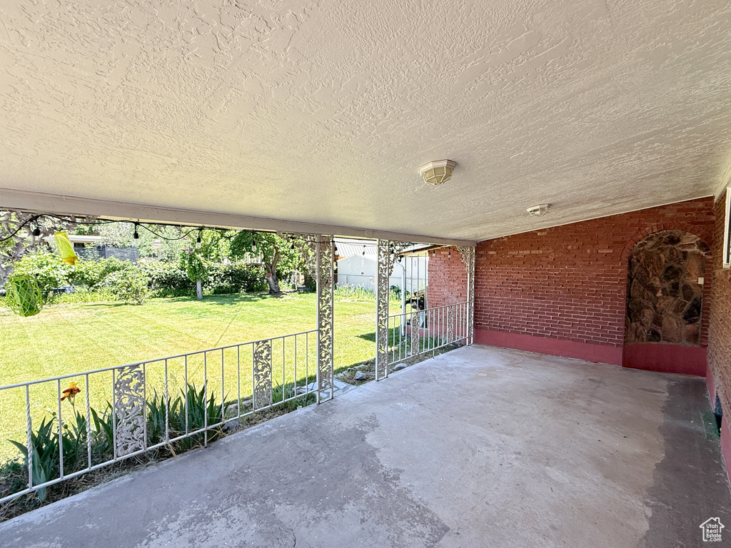 View of patio