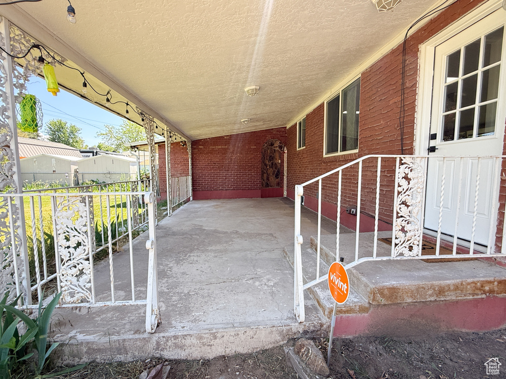 View of patio