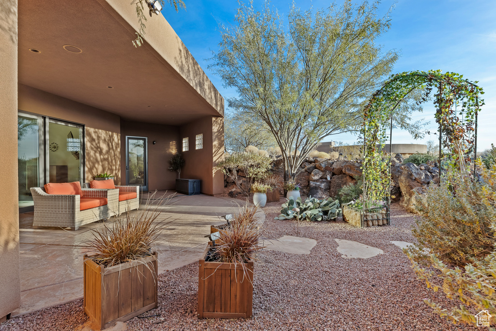 View of patio