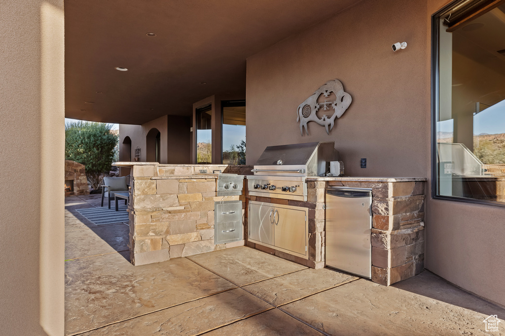 View of patio