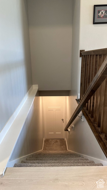View of stairway