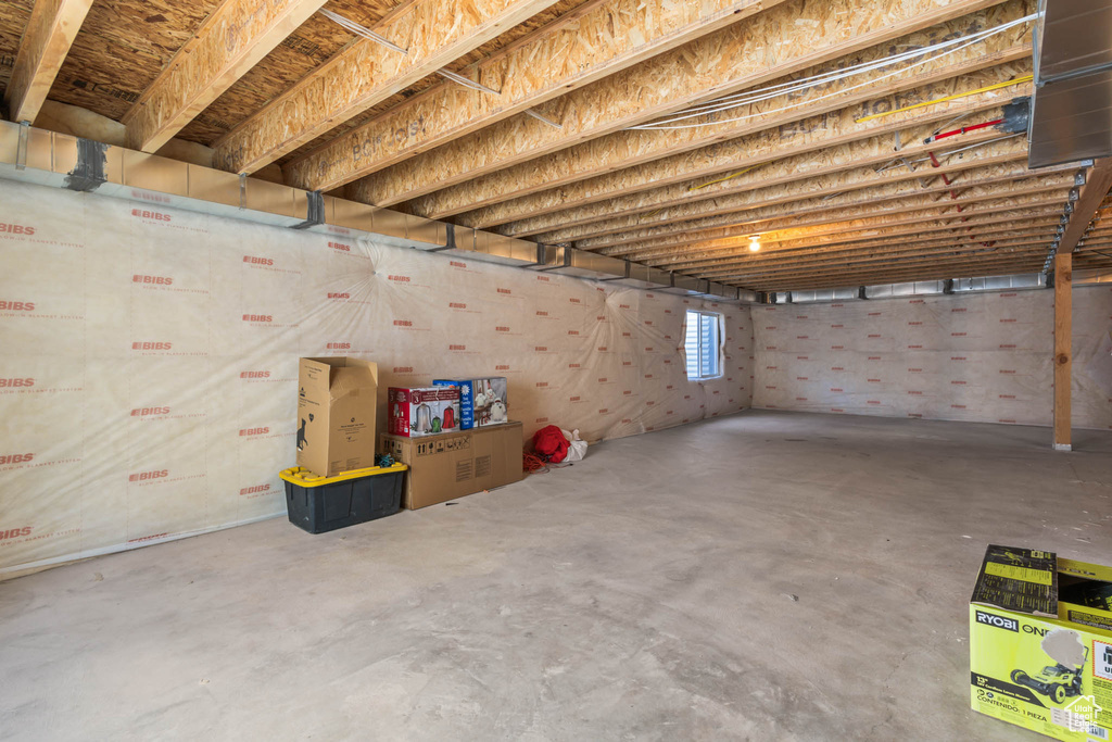 View of basement