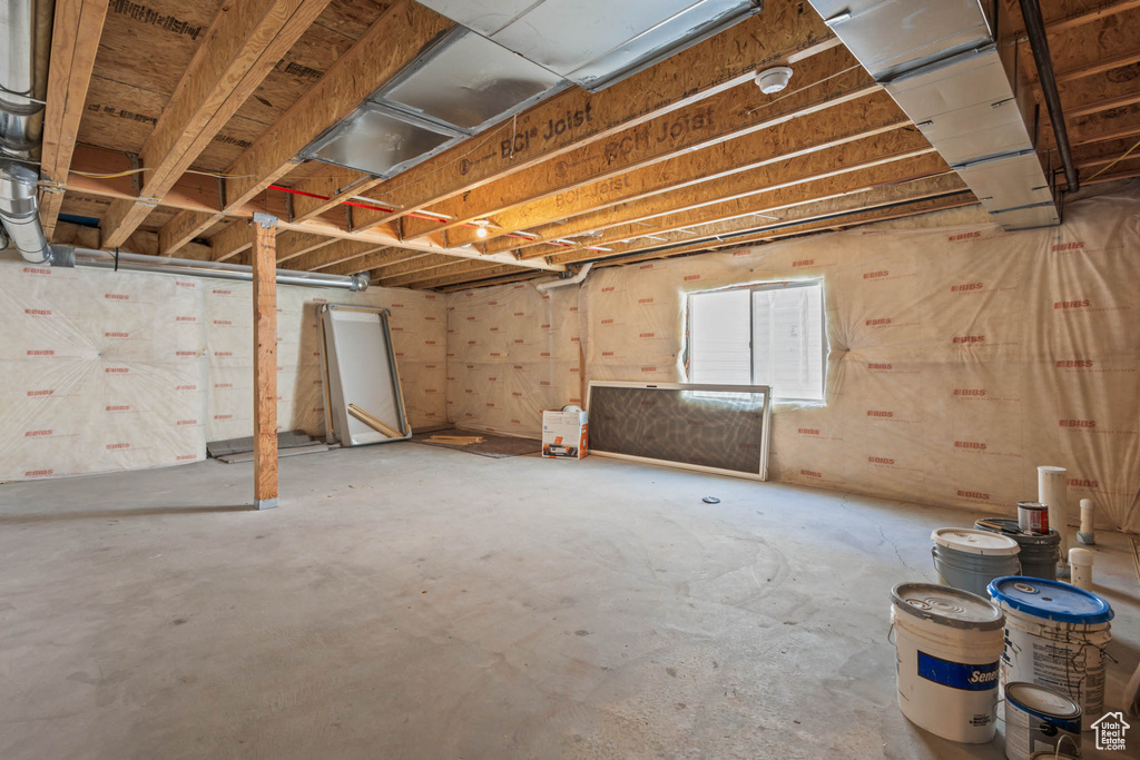 View of basement