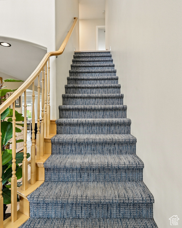View of stairway