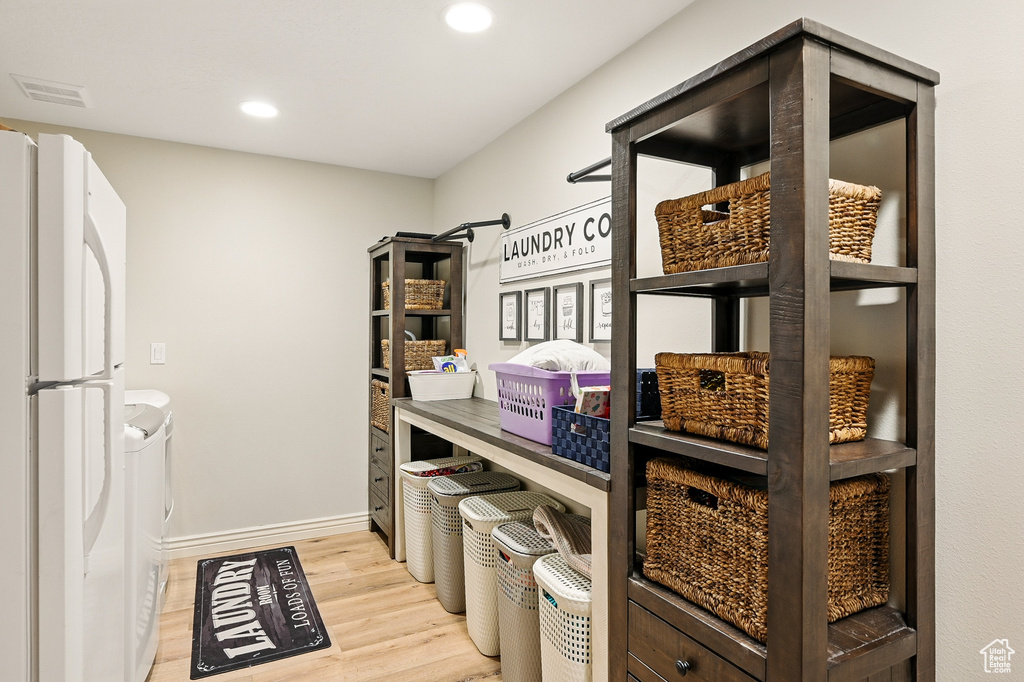 Pantry with washer and dryer