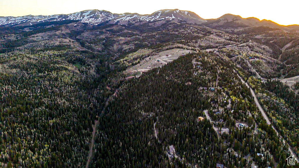 View of mountain background