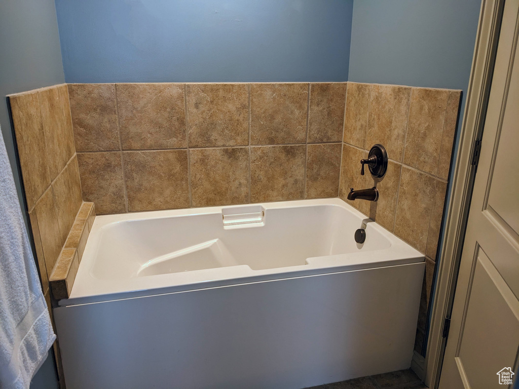 Bathroom featuring a bath
