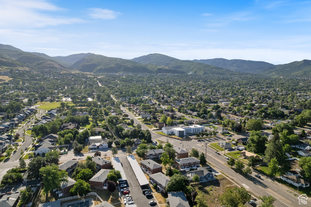 Drone / aerial view of mountains