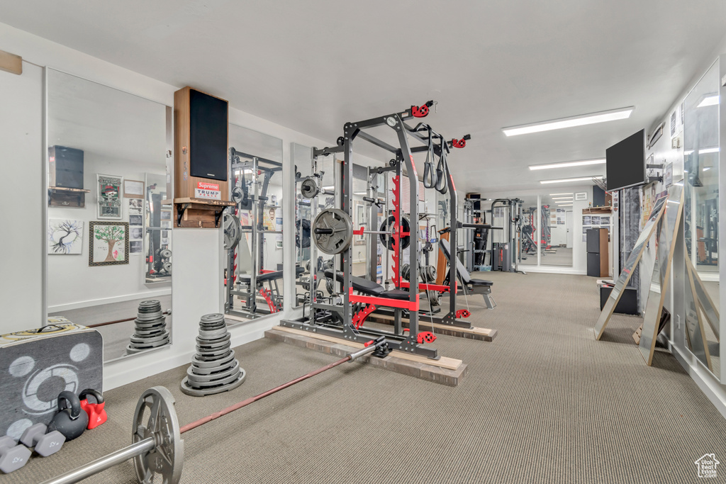 View of exercise room