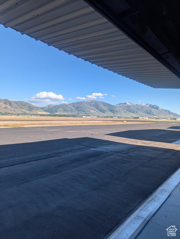View of mountain background