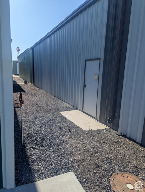 View of outdoor structure