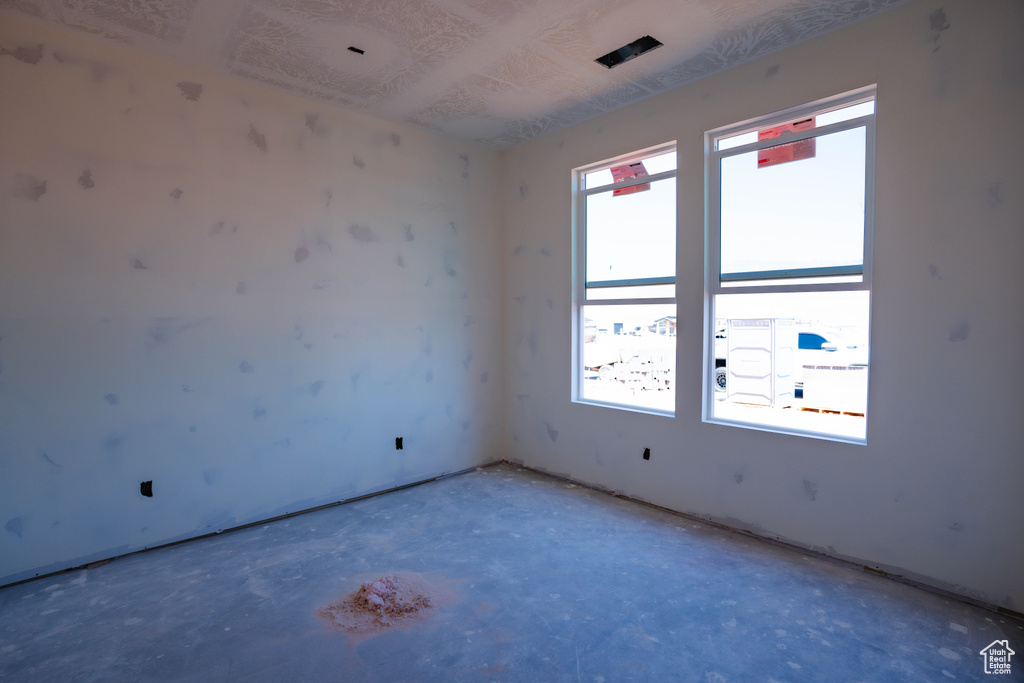 View of spare room