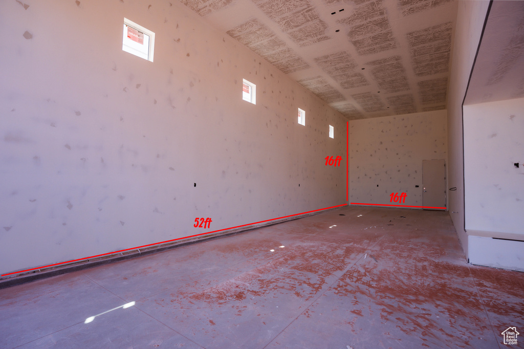 View of spare room