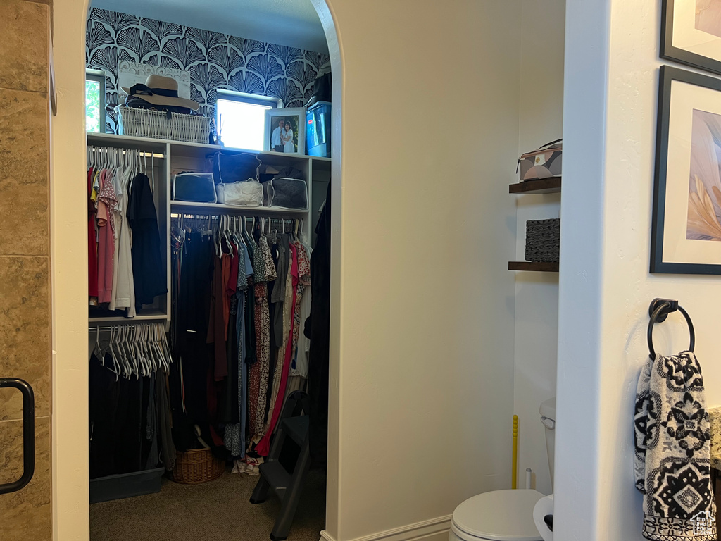 View of closet