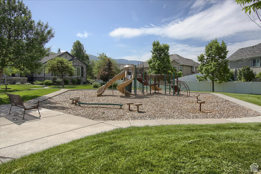 View of community playground