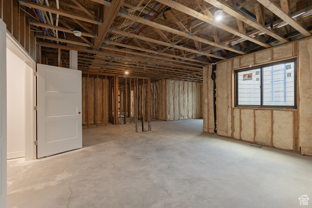 View of basement