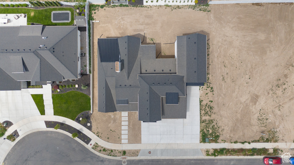 Aerial view of property and surrounding area