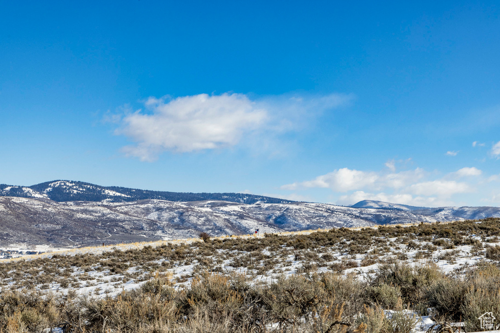 View of mountain backdrop