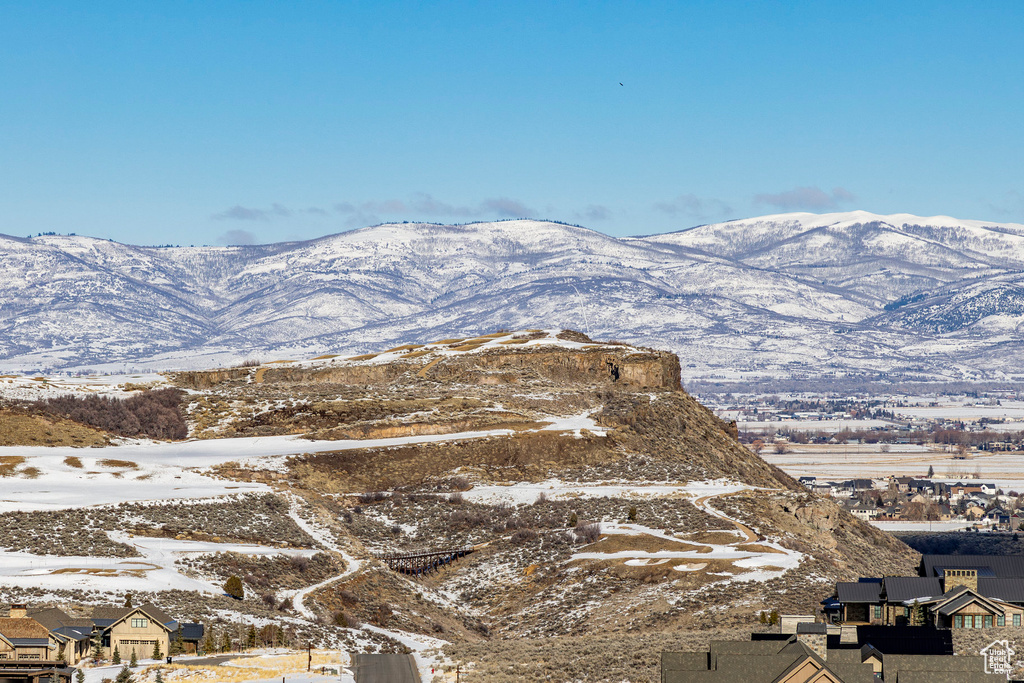 View of mountain backdrop