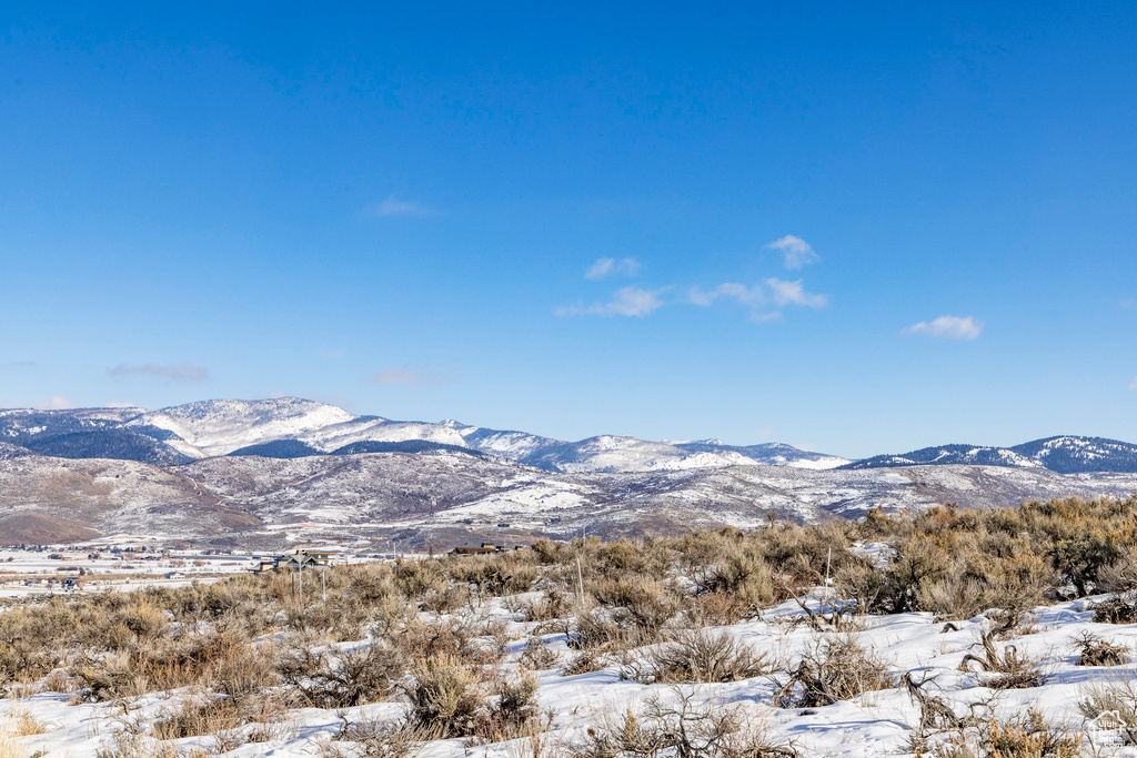 View of mountain backdrop