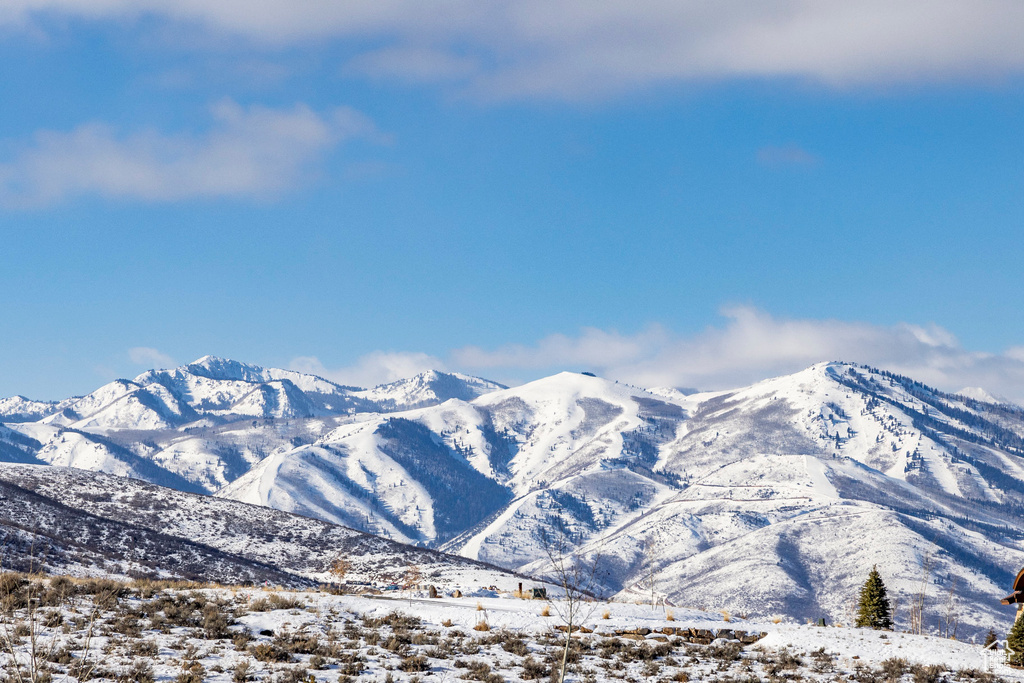 View of mountain background
