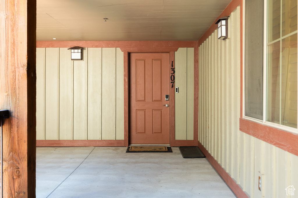 View of property entrance