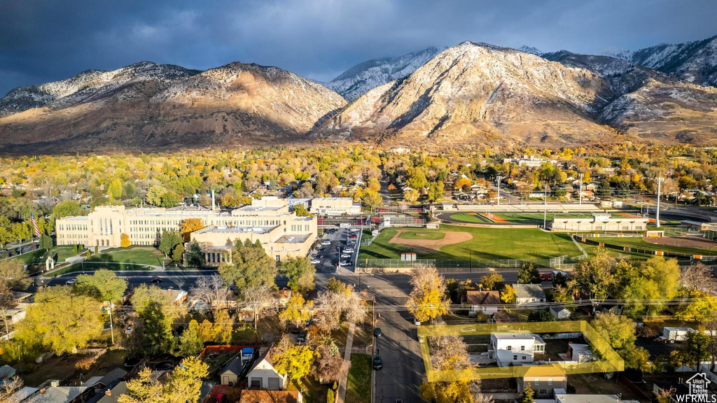 View of mountain backdrop