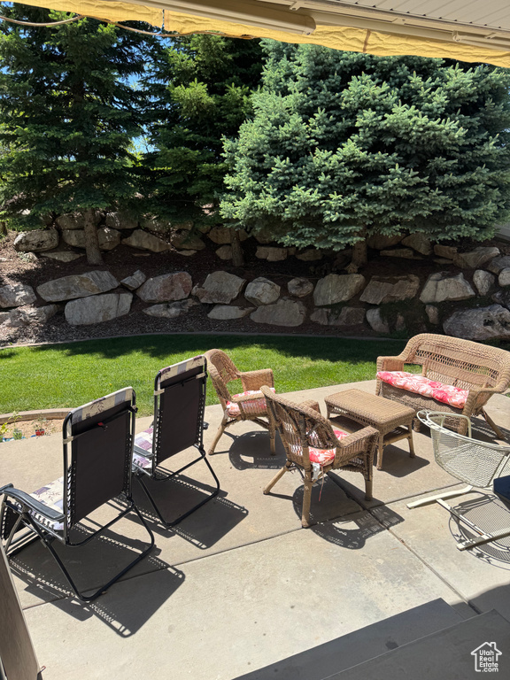 View of patio