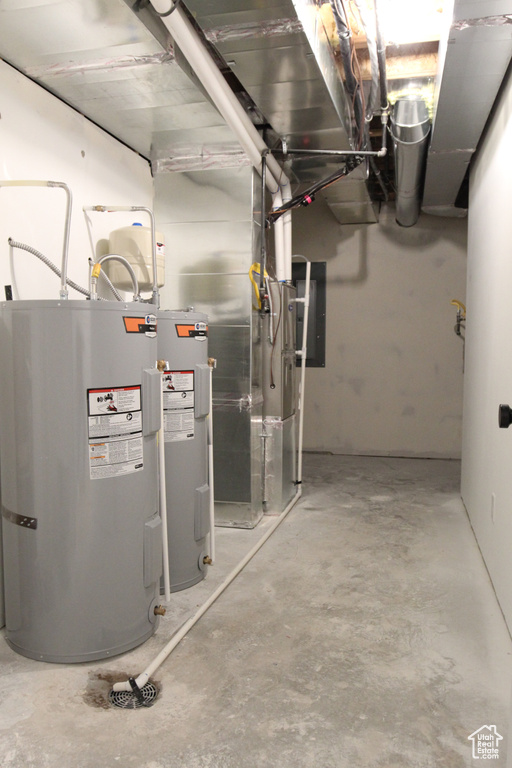 Utilities featuring water heater