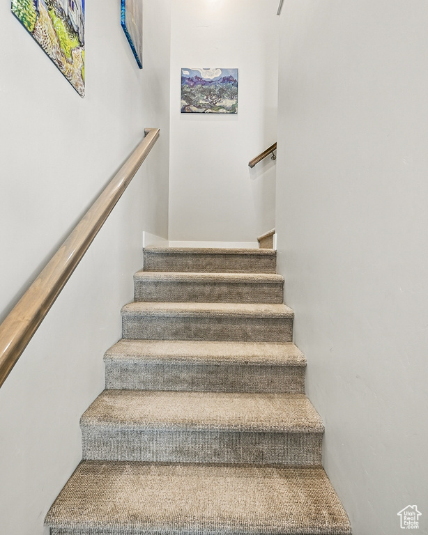 View of stairs