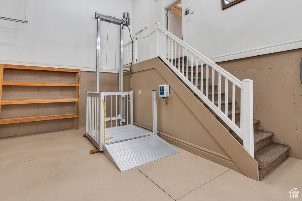 View of stairway