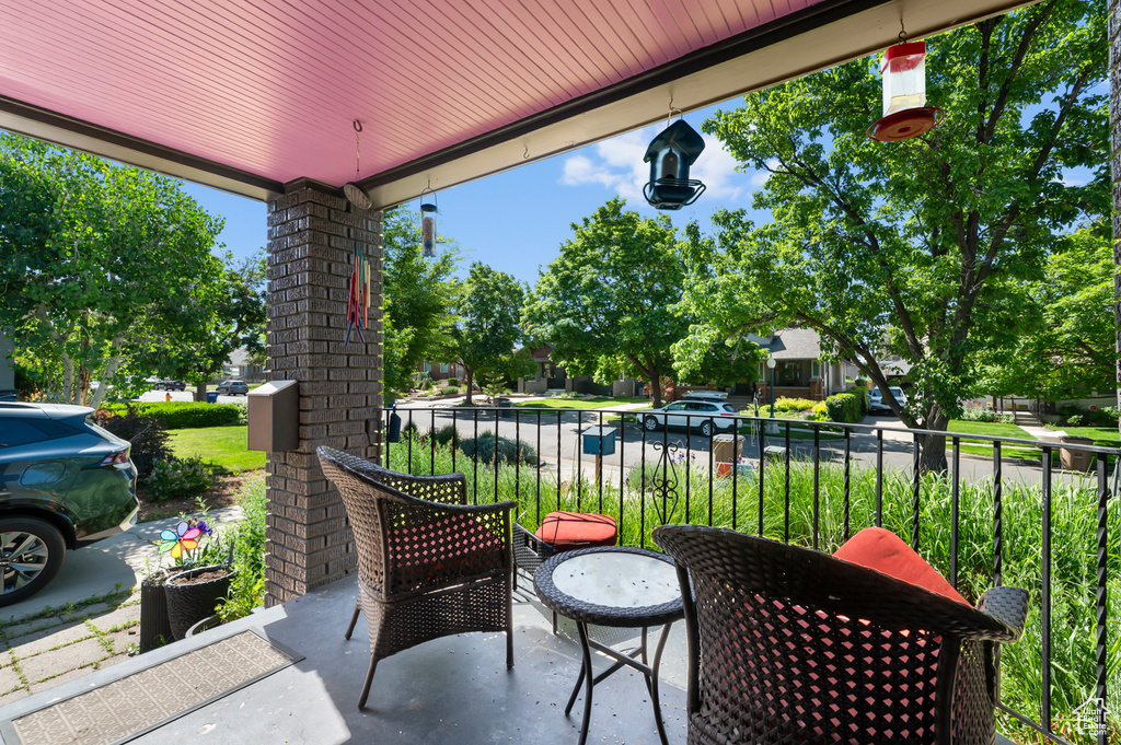 View of patio