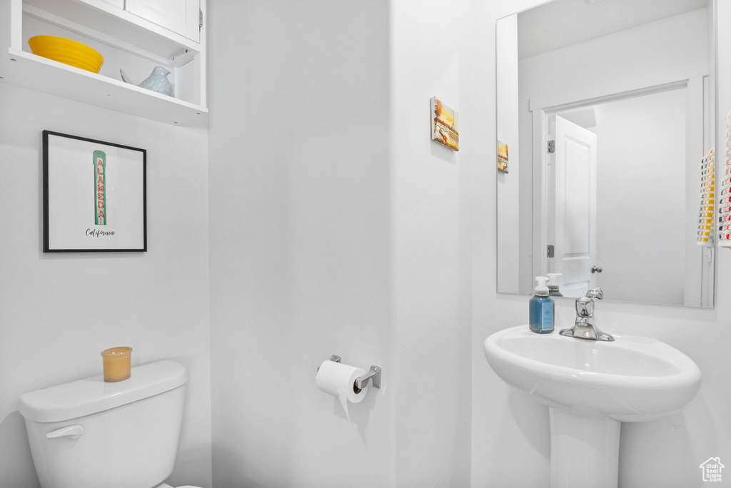 Bathroom with toilet