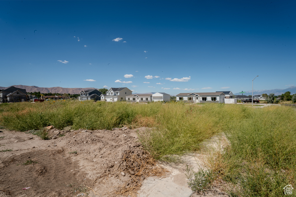 View of yard with a residential view