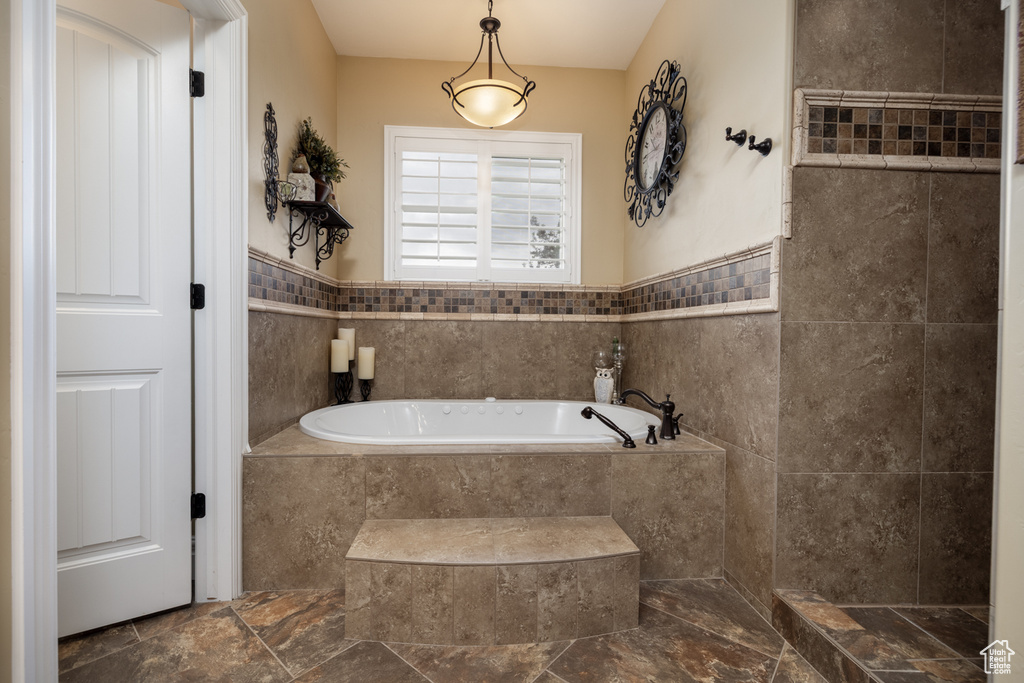 Bathroom with a bath