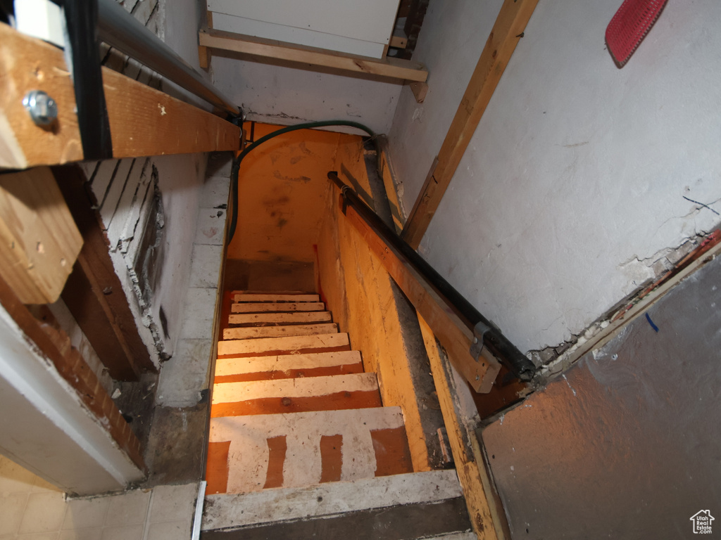 View of stairs