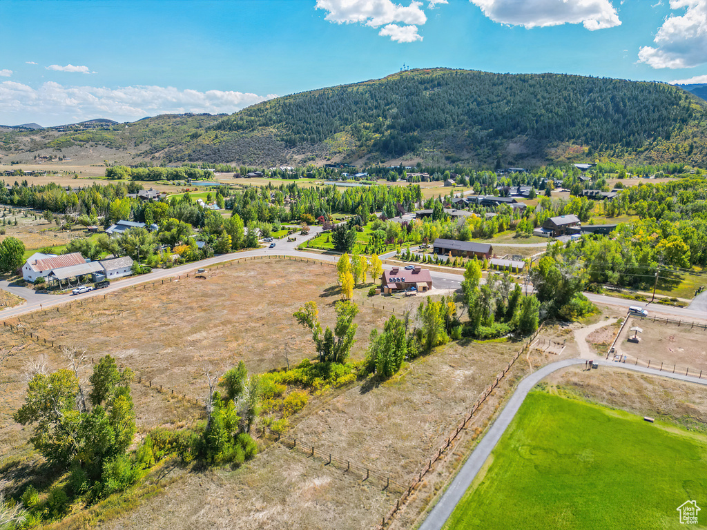 Aerial view of mountains