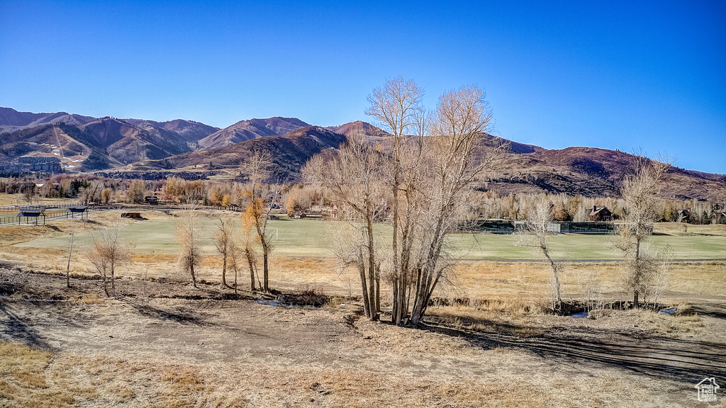 View of mountain backdrop