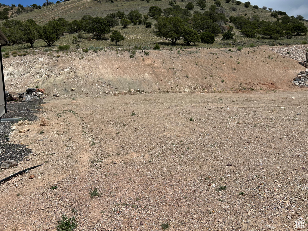 View of mountain background