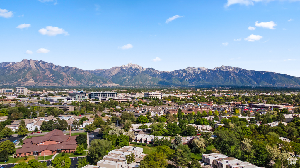 Drone / aerial view of mountains
